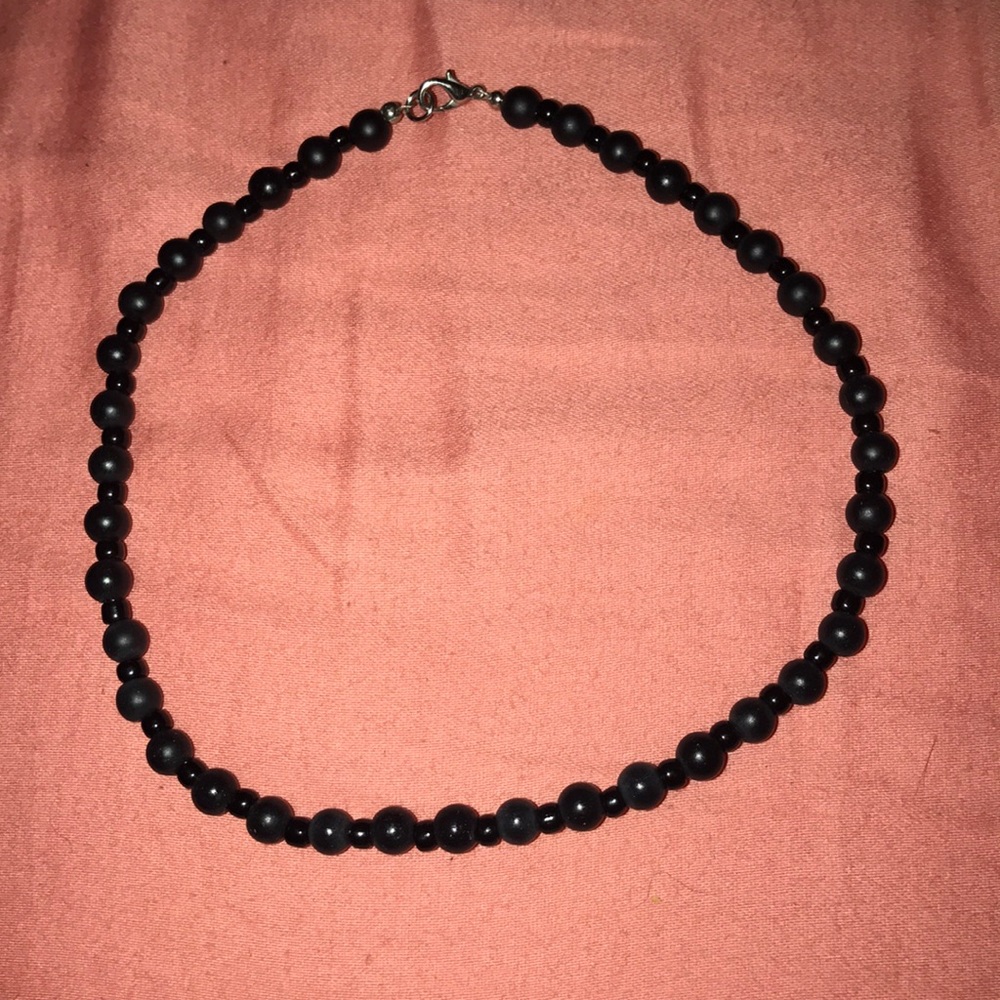 Gypsea Jewelz beaded black choker